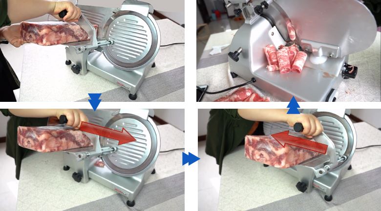 Cách sử dụng máy cắt thịt mini ES250