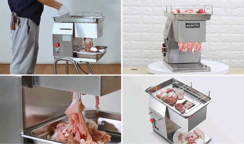 Máy cắt thịt nướng QX250 (chuyên cắt thịt tươi sống) giá tham khảo khoảng 7.600.000 đồng.
