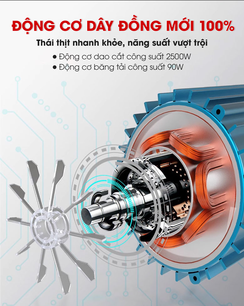 Động cơ kép dây đồng 100% Động cơ kép dây đồng 100%