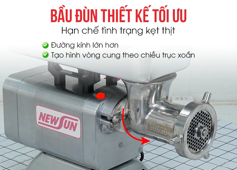 Bầu đùn lớn, hạn chế tình trạng kẹt thịt Bầu đùn lớn, hạn chế tình trạng kẹt thịt