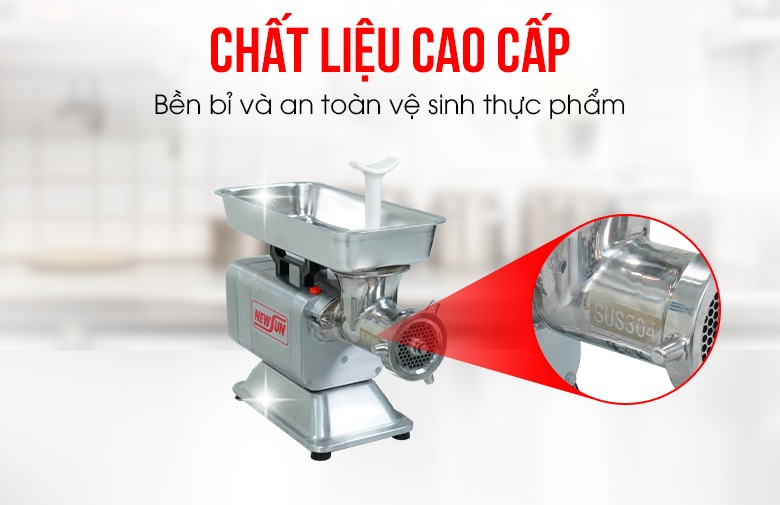 Chất liệu chế tạo bền bỉ, chắc chắn và đảm bảo vệ sinh Chất liệu chế tạo bền bỉ, chắc chắn và đảm bảo vệ sinh