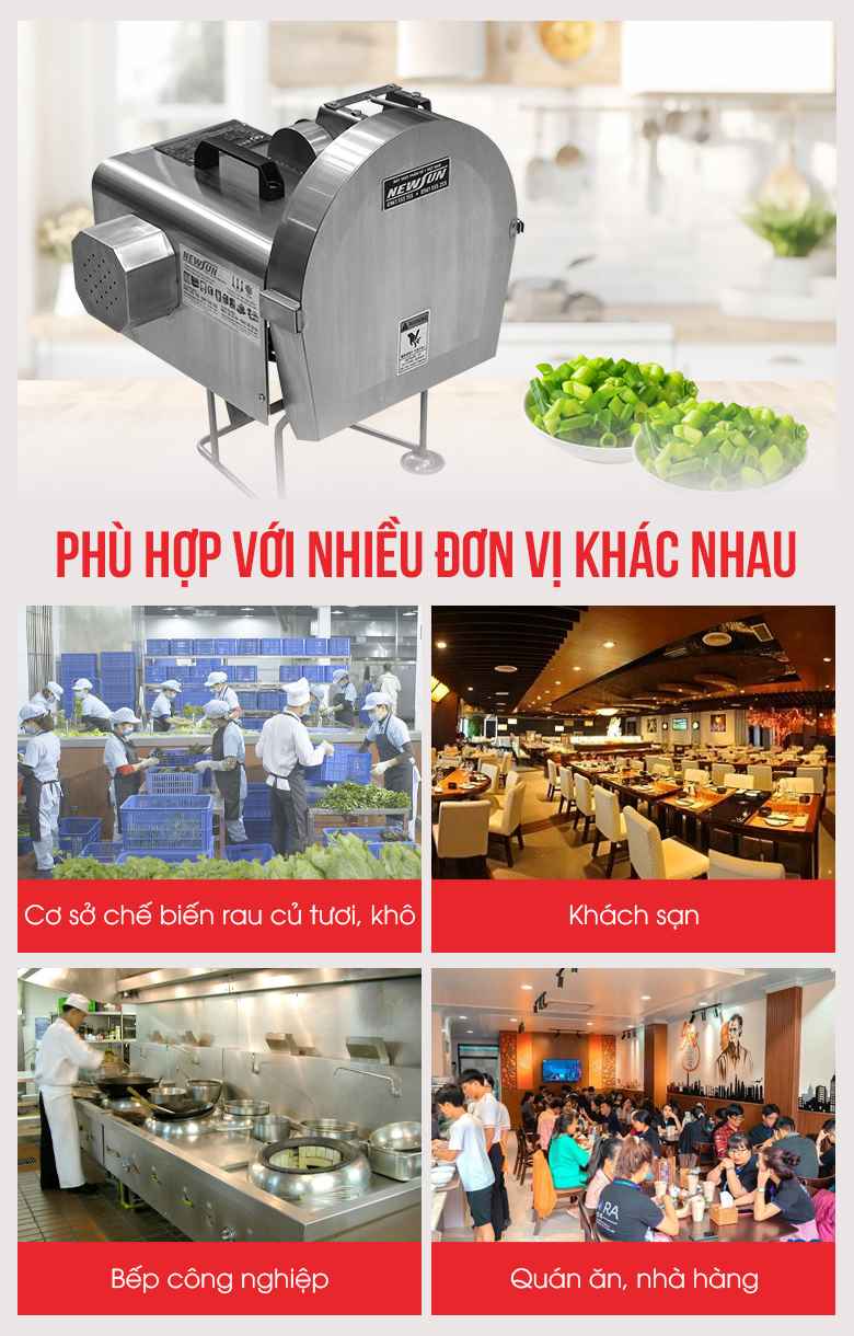Máy thái hành lá MG-526 Phù hợp với nhiều đơn vị khác nhau