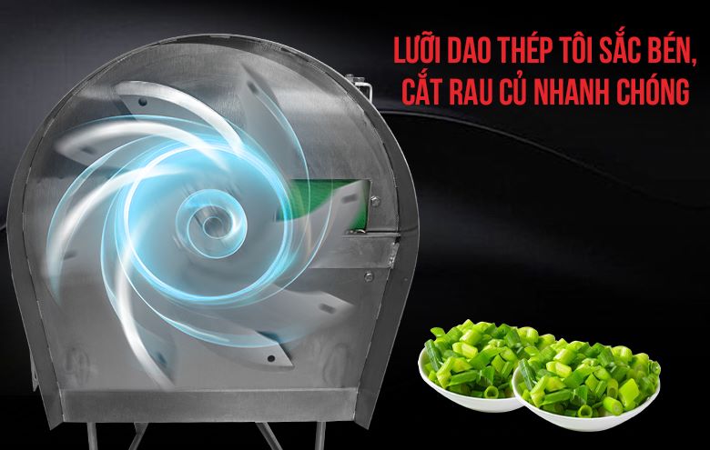 Máy thái hành lá MG-526 Lưỡi dao thép tôi cao cấp, độ bền vượt trội