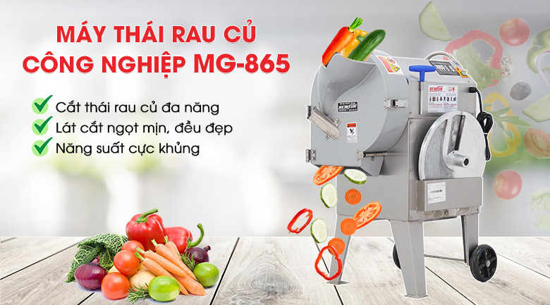 Máy thái rau củ quả công nghiệp MG-865