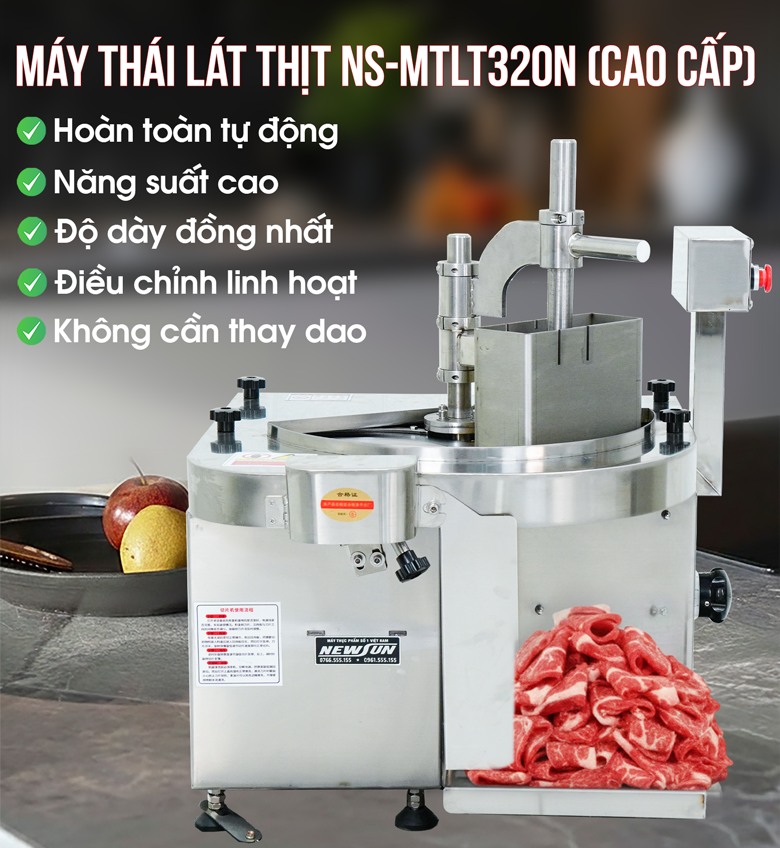 Máy thái thịt tự động MTLT320N cao cấp – Chuyên gia thái lát thịt tươi sống, thịt chín, thịt se lạnh Máy thái thịt tự động MTLT320N cao cấp – Chuyên gia thái lát thịt tươi sống, thịt chín, thịt se lạnh
