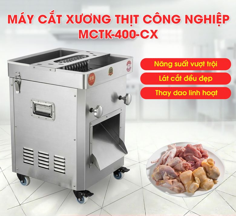 Máy cắt xương thịt công nghiệp MCTK400-CX
