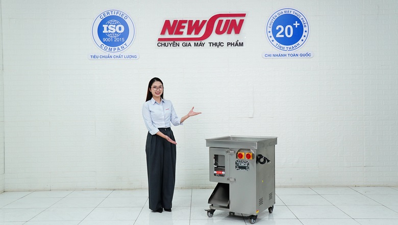 Máy cắt thịt tươi sống lát sợi MTTS-10S Hình ảnh thực tế