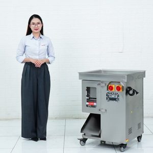 Máy cắt thịt tươi sống lát sợi MTTS-10S may thai thit tuoi dang lat soi mtts 10s nhan vien