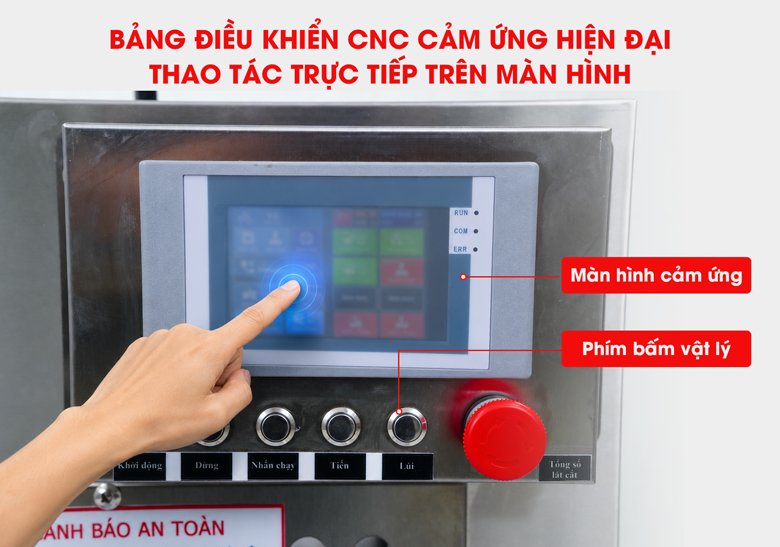 Điều khiển CNC trực quan, thao tác nhanh và chính xác