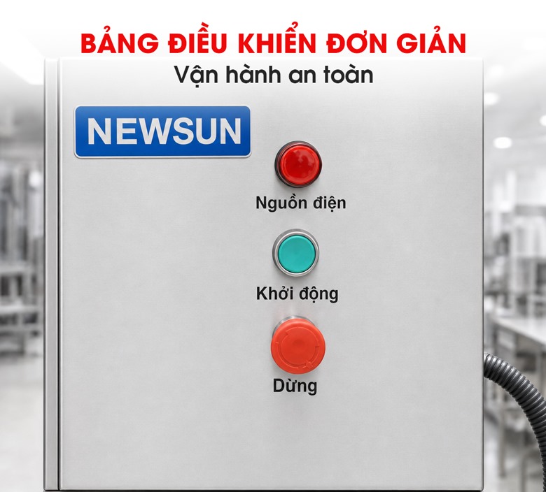 Máy chặt thịt mỡ đông lạnh BR-950 1200kg/giờ Bảng điều khiển đơn giản, tích hợp nút dừng khẩn cấp